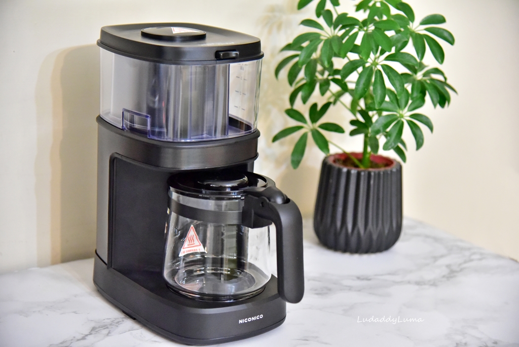 【NICONICO】全自動研磨咖啡機/超便利咖啡豆咖啡粉雙模式/簡單按鈕輕鬆操作
