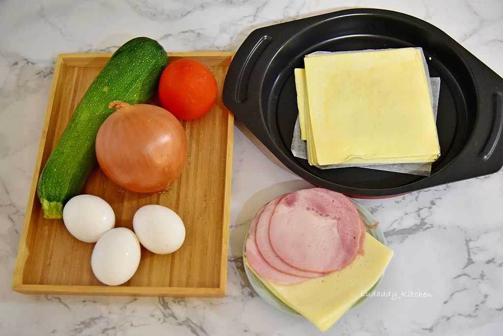 【食譜】簡易版的酥皮法式鹹派/阿拉丁烤箱食譜